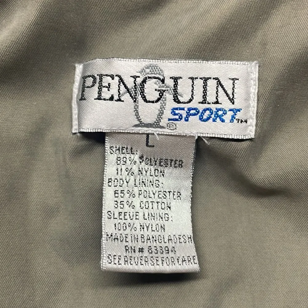 Penguin Sport by Munsingwear Wind Lined Jacket Size L